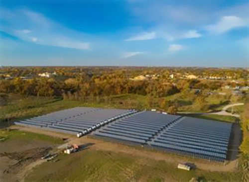 美国荷华州第一个太阳能存储项目上线