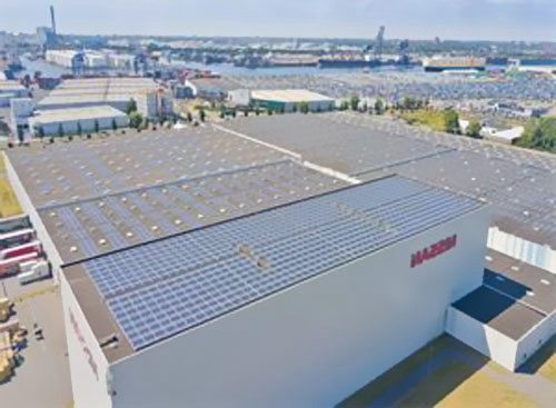 日产开启荷兰最大集体太阳能屋顶项目